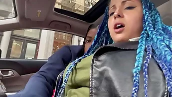 Squirting in NYC traffic !! Zaddy2x