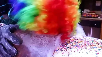 Victoria Cakes Gets Her Fat Ass Made into A Bun By Gibby The Clown